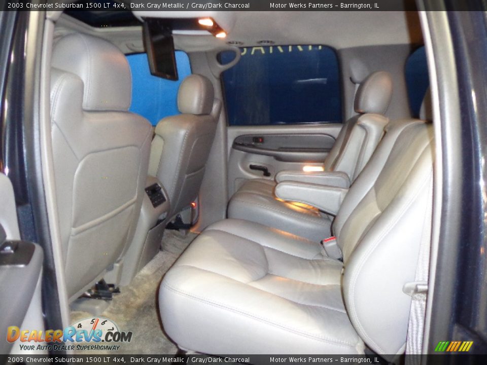 2003 Chevrolet Suburban 1500 LT 4x4 Dark Gray Metallic / Gray/Dark Charcoal Photo #24