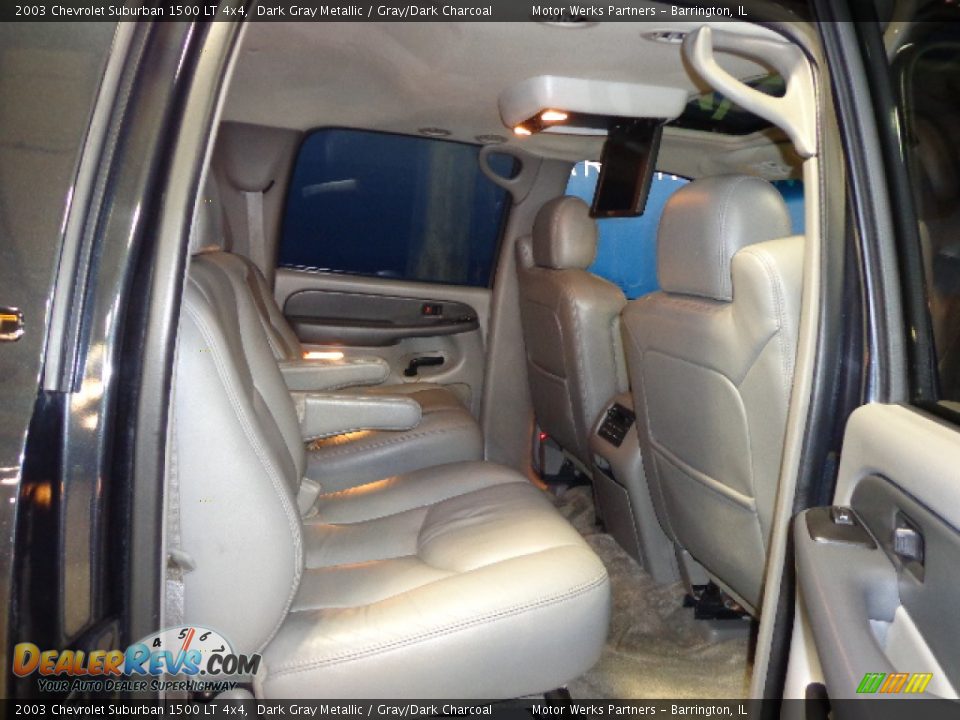 2003 Chevrolet Suburban 1500 LT 4x4 Dark Gray Metallic / Gray/Dark Charcoal Photo #28