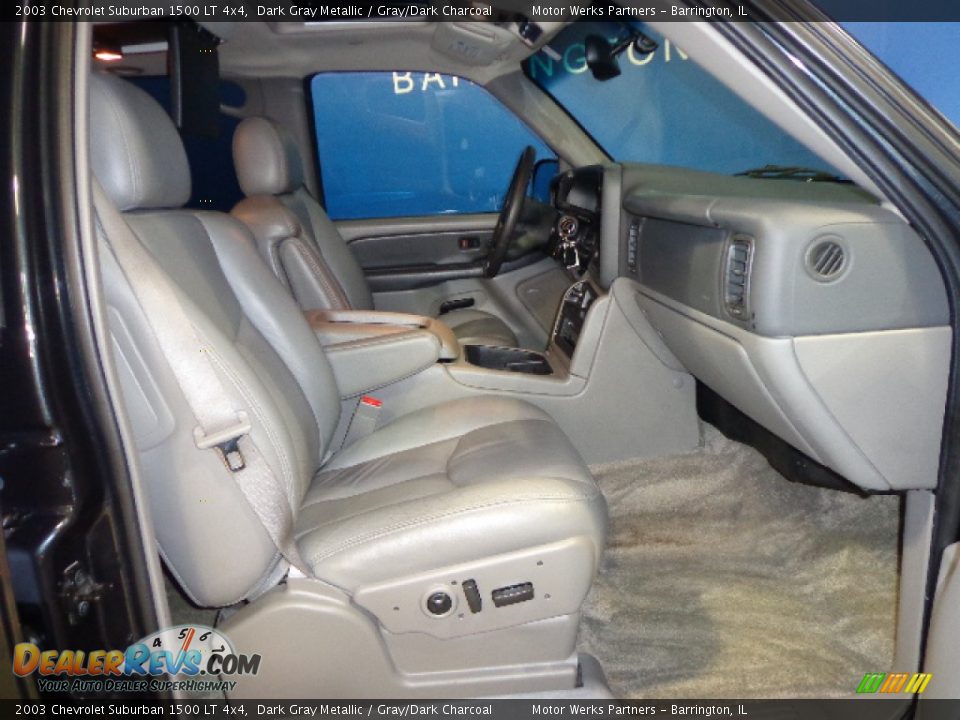 2003 Chevrolet Suburban 1500 LT 4x4 Dark Gray Metallic / Gray/Dark Charcoal Photo #29