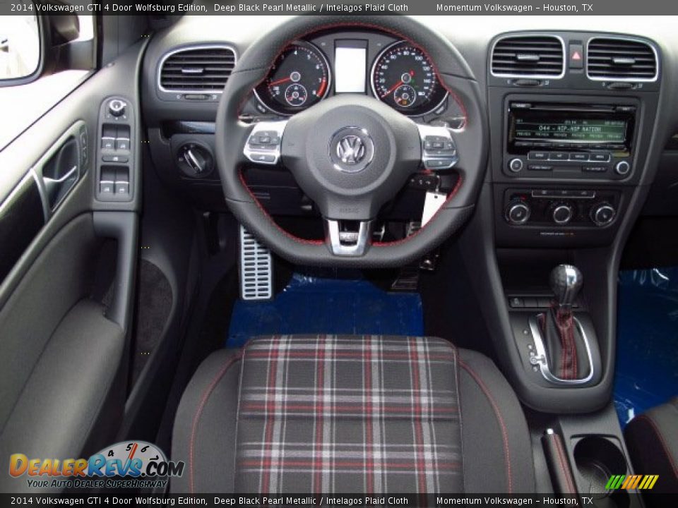 Dashboard of 2014 Volkswagen GTI 4 Door Wolfsburg Edition Photo #13