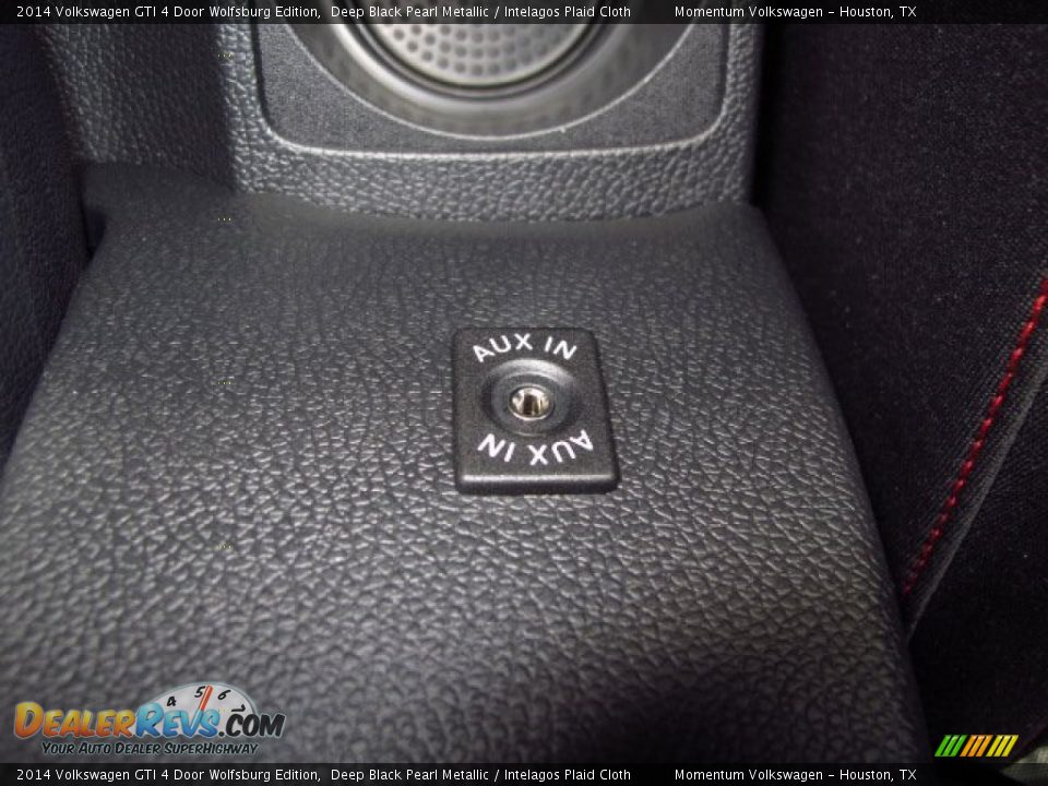 2014 Volkswagen GTI 4 Door Wolfsburg Edition Deep Black Pearl Metallic / Intelagos Plaid Cloth Photo #20