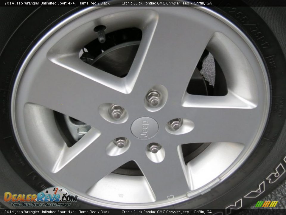 2014 Jeep Wrangler Unlimited Sport 4x4 Flame Red / Black Photo #9