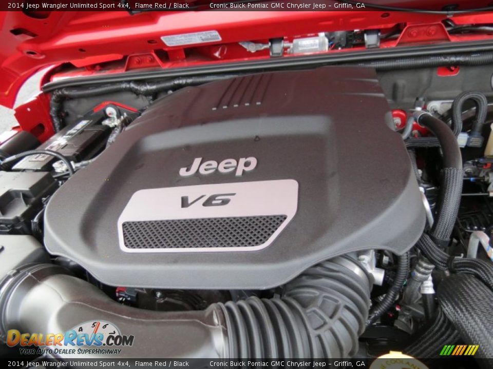 2014 Jeep Wrangler Unlimited Sport 4x4 Flame Red / Black Photo #10