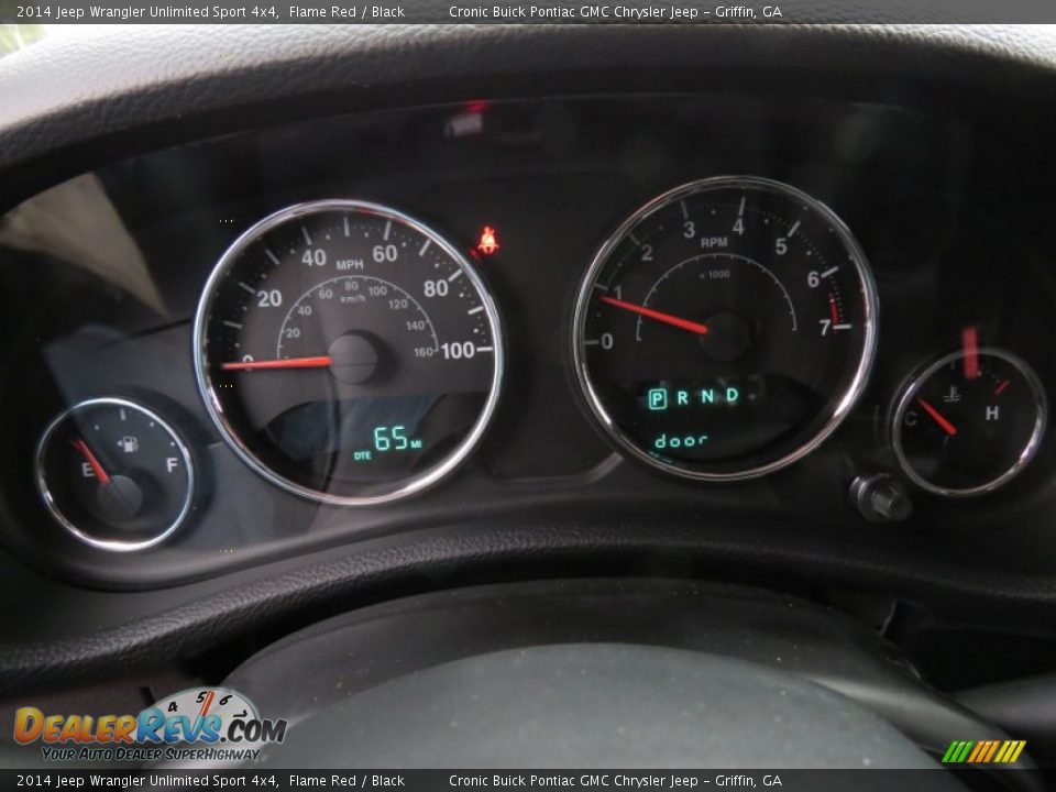 2014 Jeep Wrangler Unlimited Sport 4x4 Flame Red / Black Photo #17