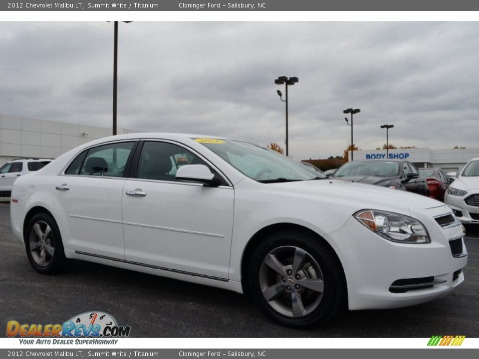 2012 Chevrolet Malibu LT Summit White / Titanium Photo #1