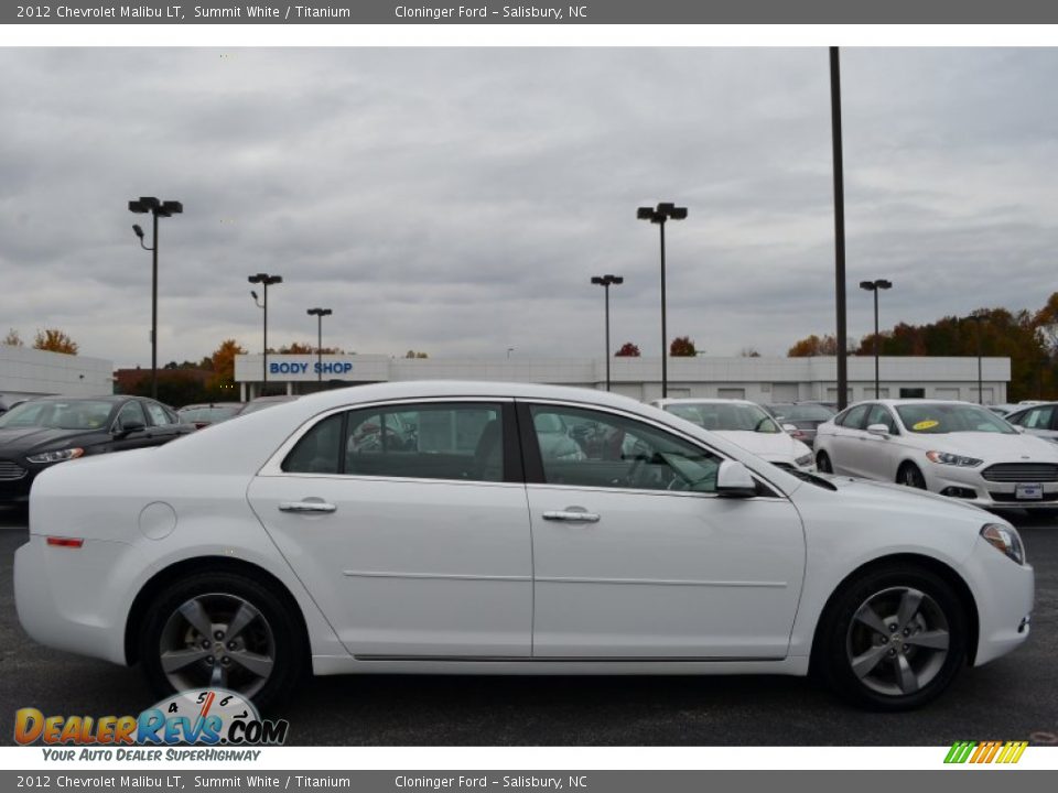 2012 Chevrolet Malibu LT Summit White / Titanium Photo #2