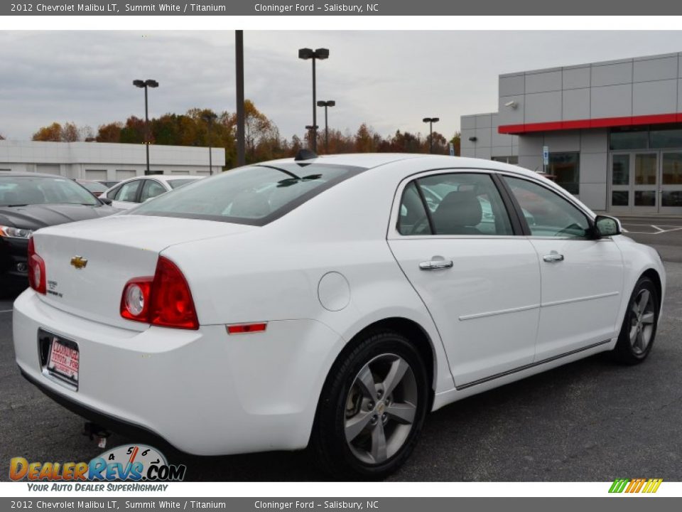 2012 Chevrolet Malibu LT Summit White / Titanium Photo #3