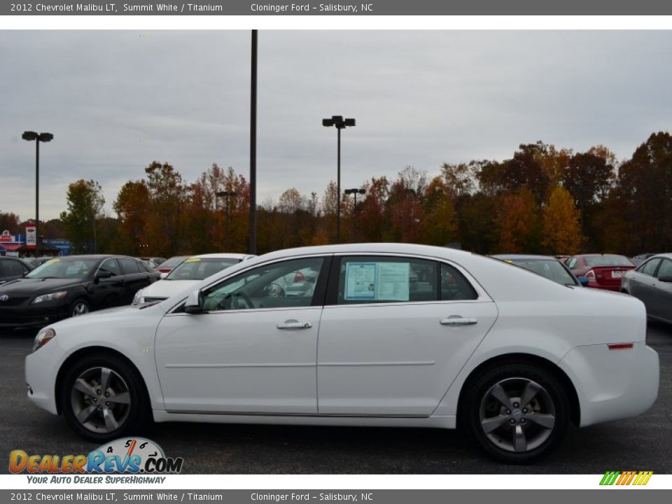 2012 Chevrolet Malibu LT Summit White / Titanium Photo #5