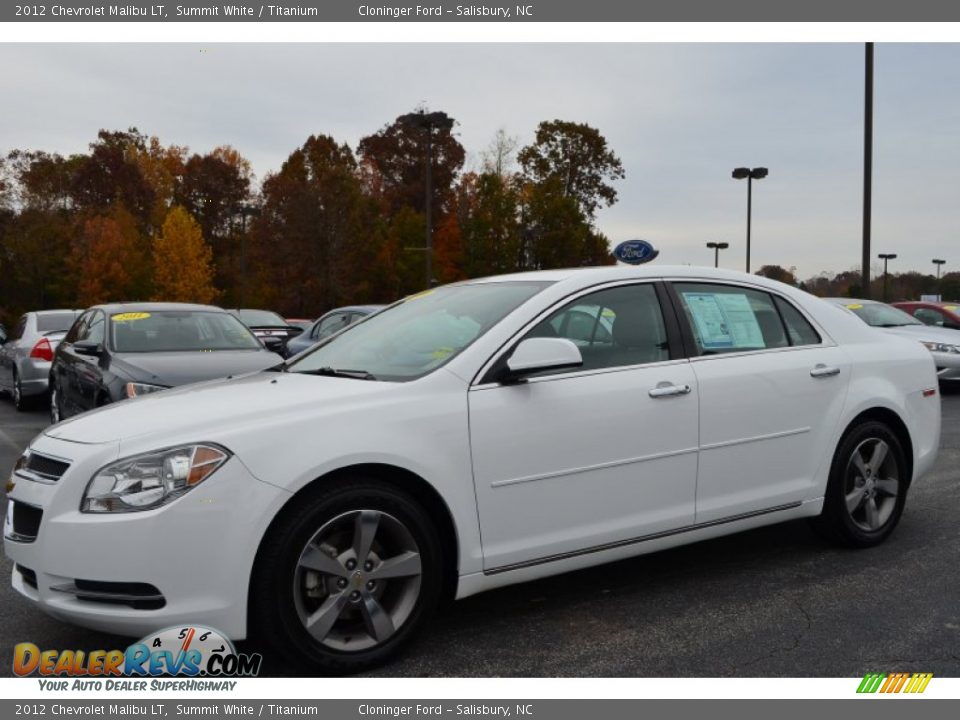 2012 Chevrolet Malibu LT Summit White / Titanium Photo #6