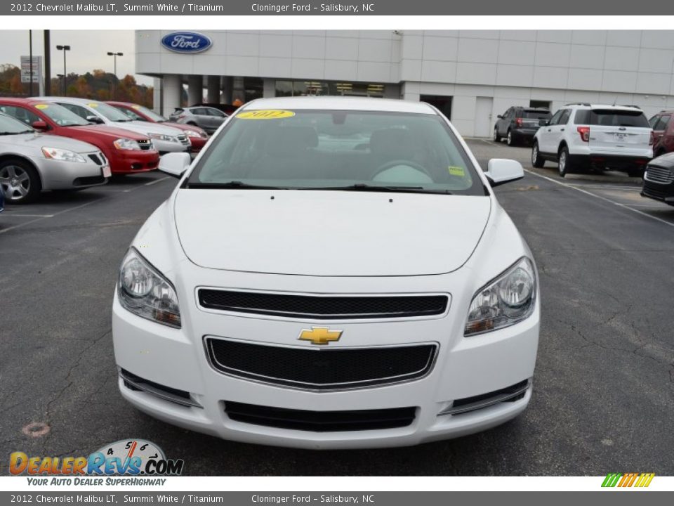 2012 Chevrolet Malibu LT Summit White / Titanium Photo #7