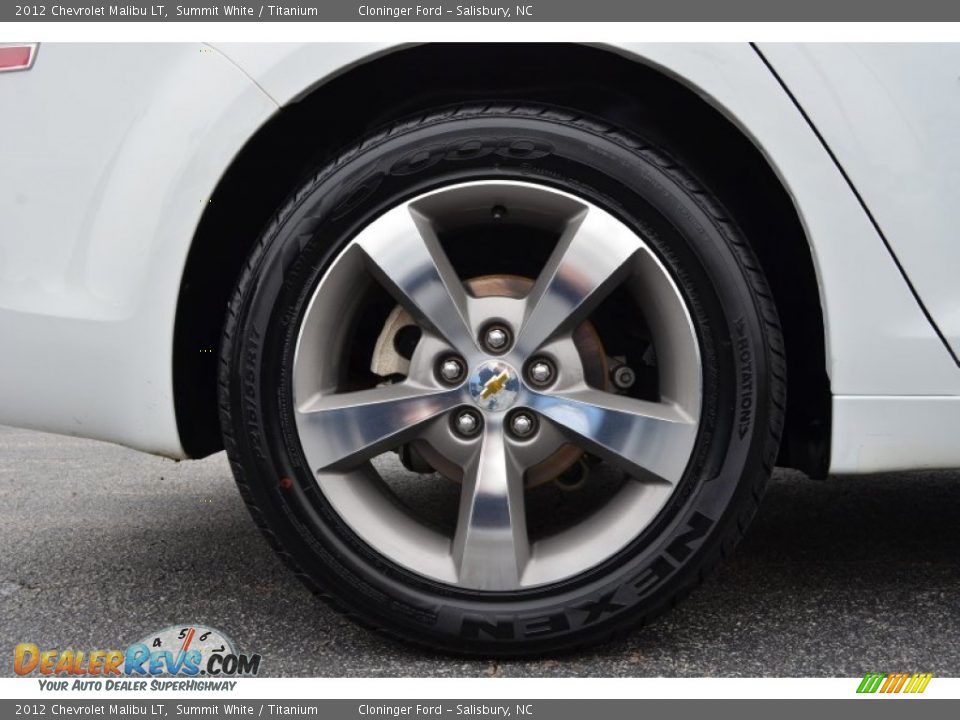 2012 Chevrolet Malibu LT Summit White / Titanium Photo #20