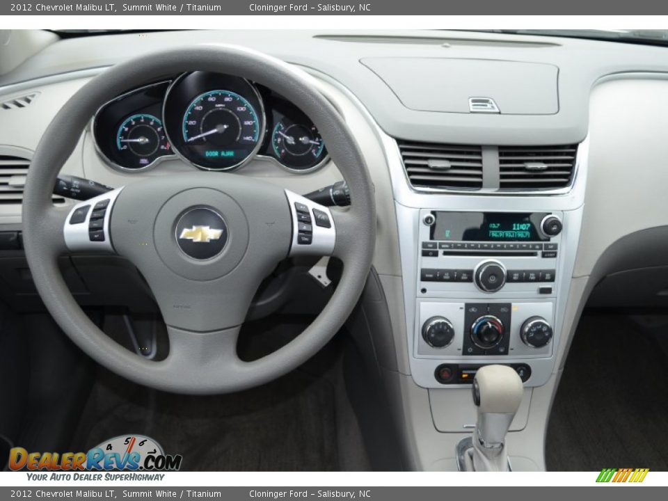 2012 Chevrolet Malibu LT Summit White / Titanium Photo #22
