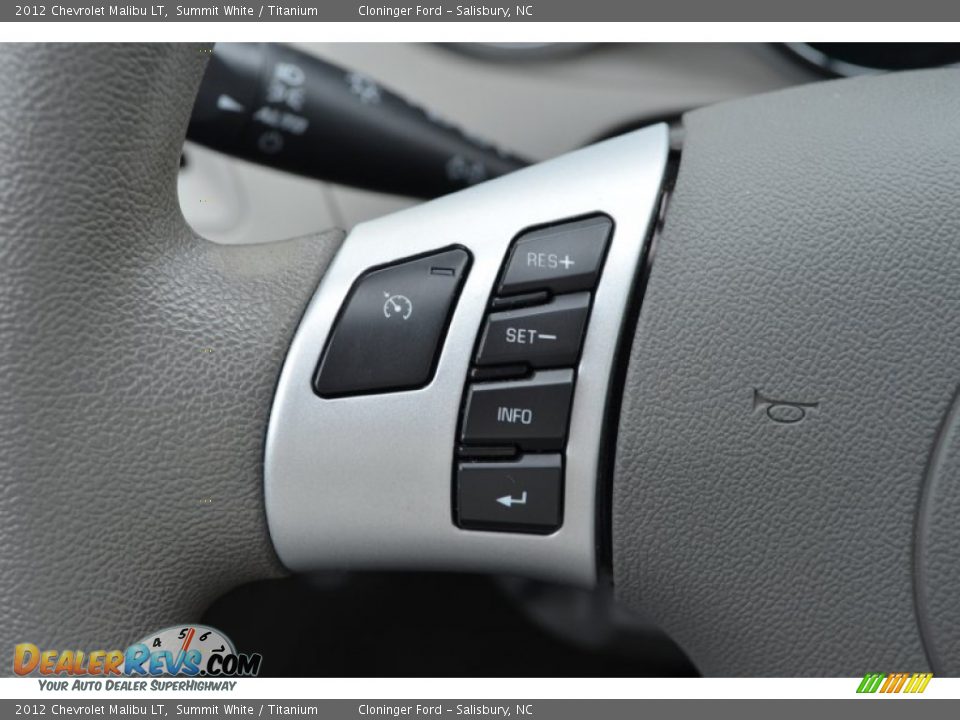 2012 Chevrolet Malibu LT Summit White / Titanium Photo #31
