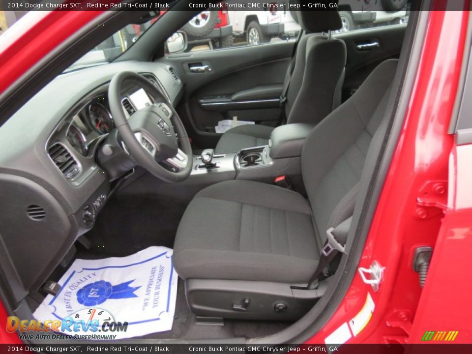 Black Interior - 2014 Dodge Charger SXT Photo #10