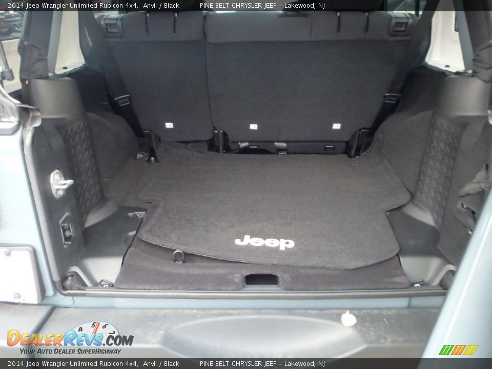 2014 Jeep Wrangler Unlimited Rubicon 4x4 Anvil / Black Photo #9