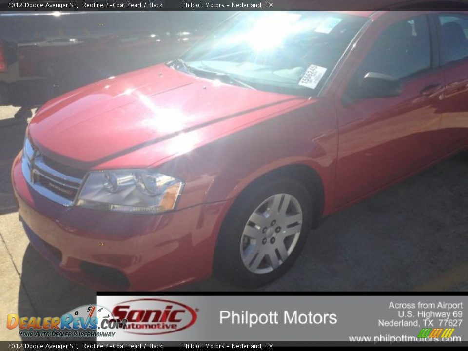 2012 Dodge Avenger SE Redline 2-Coat Pearl / Black Photo #1