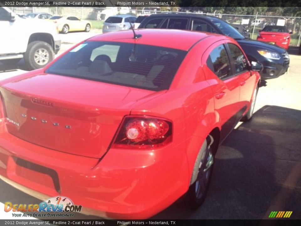 2012 Dodge Avenger SE Redline 2-Coat Pearl / Black Photo #6