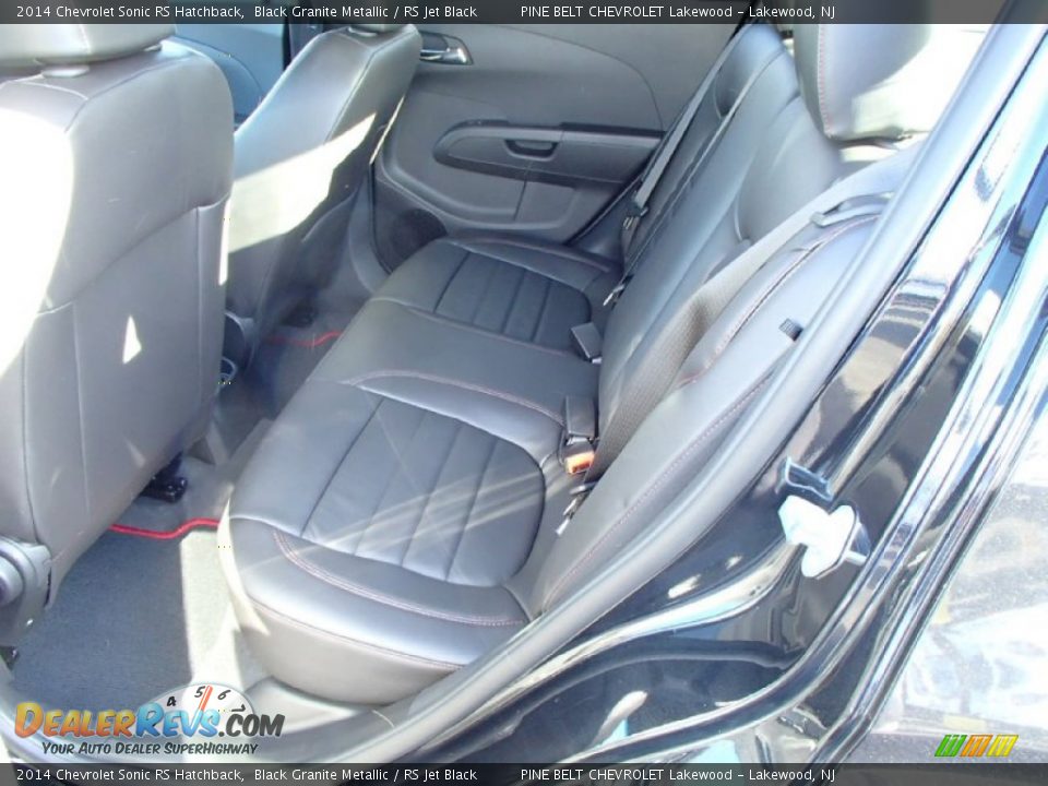 Rear Seat of 2014 Chevrolet Sonic RS Hatchback Photo #5