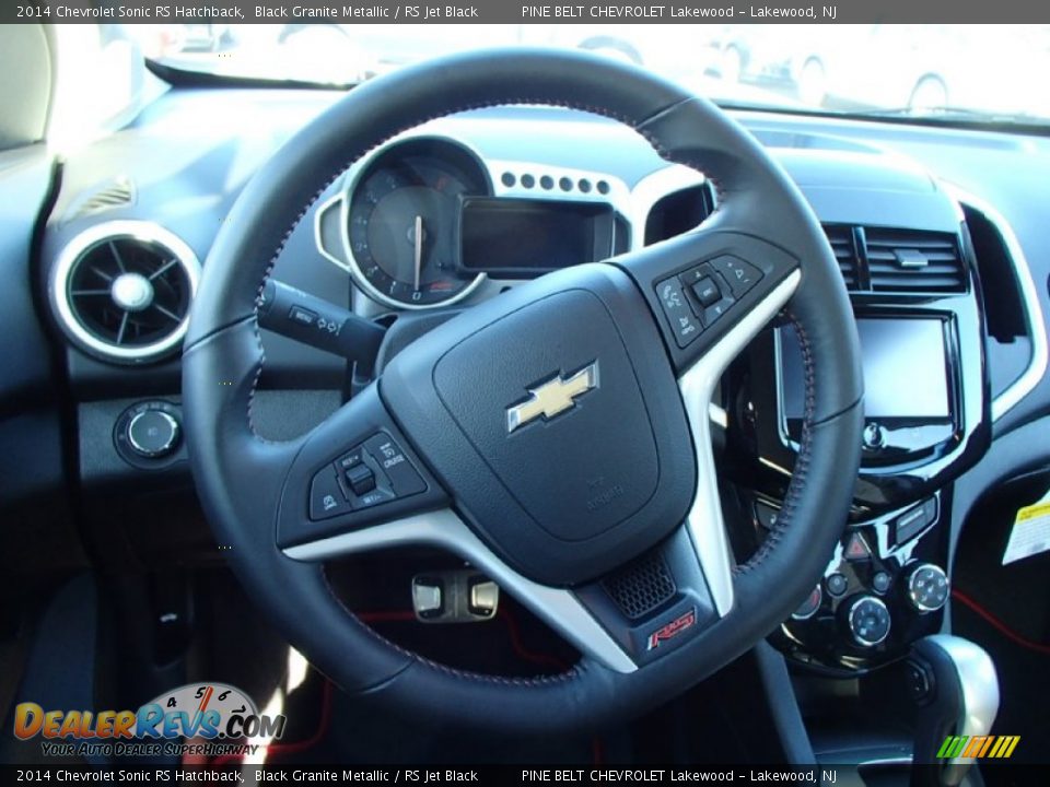 2014 Chevrolet Sonic RS Hatchback Black Granite Metallic / RS Jet Black Photo #7