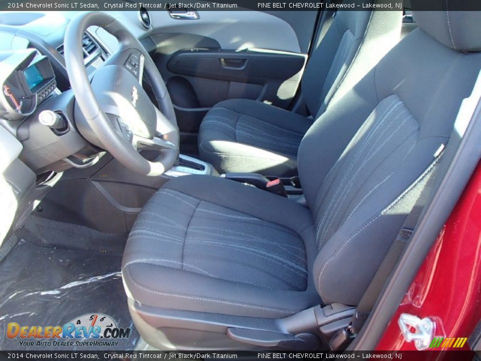 2014 Chevrolet Sonic LT Sedan Crystal Red Tintcoat / Jet Black/Dark Titanium Photo #4