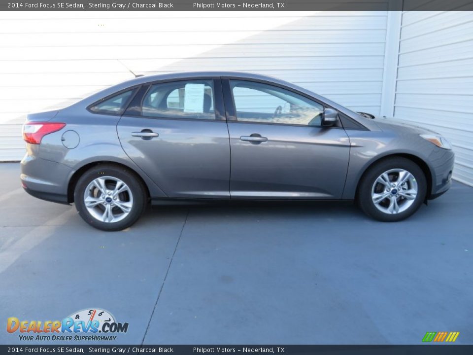 2014 Ford Focus SE Sedan Sterling Gray / Charcoal Black Photo #3