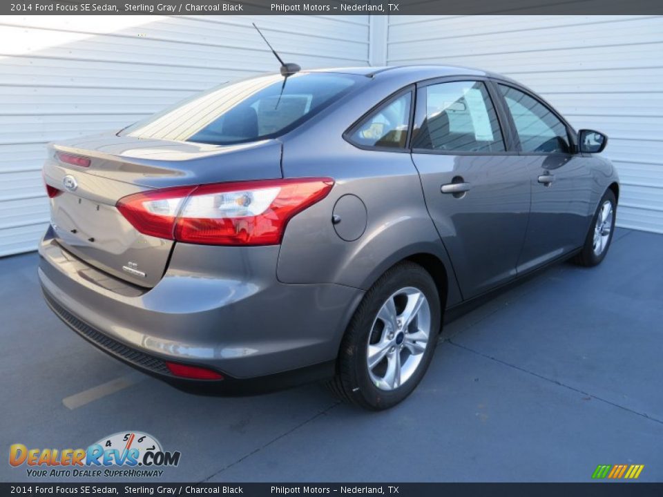 2014 Ford Focus SE Sedan Sterling Gray / Charcoal Black Photo #4