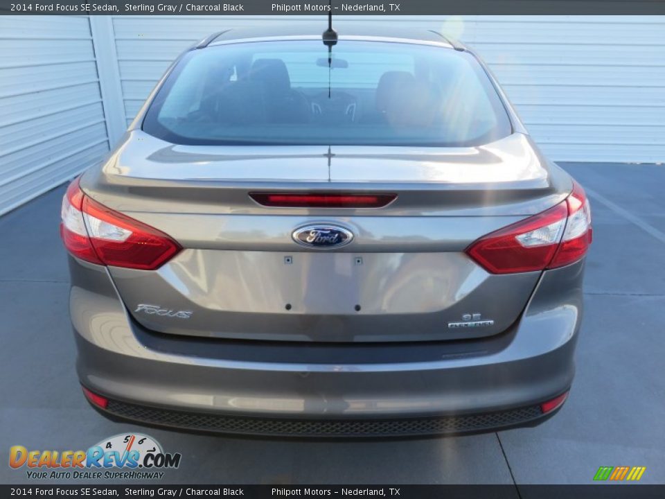 2014 Ford Focus SE Sedan Sterling Gray / Charcoal Black Photo #6