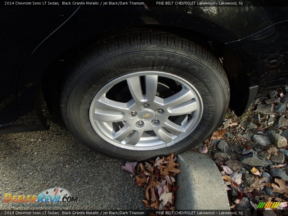 2014 Chevrolet Sonic LT Sedan Black Granite Metallic / Jet Black/Dark Titanium Photo #2