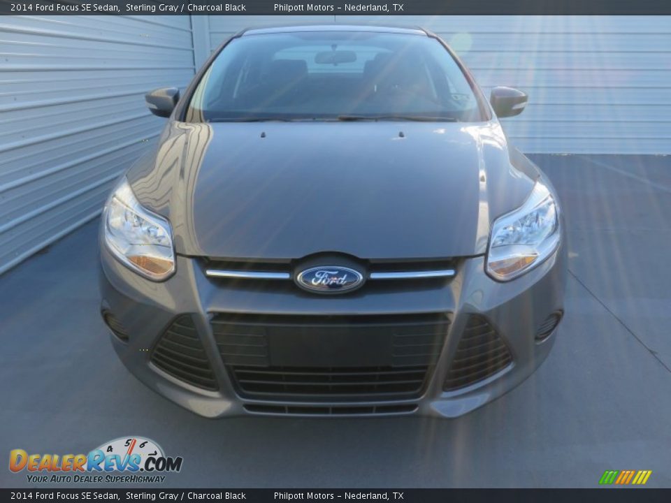 2014 Ford Focus SE Sedan Sterling Gray / Charcoal Black Photo #9