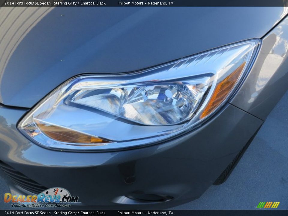 2014 Ford Focus SE Sedan Sterling Gray / Charcoal Black Photo #10
