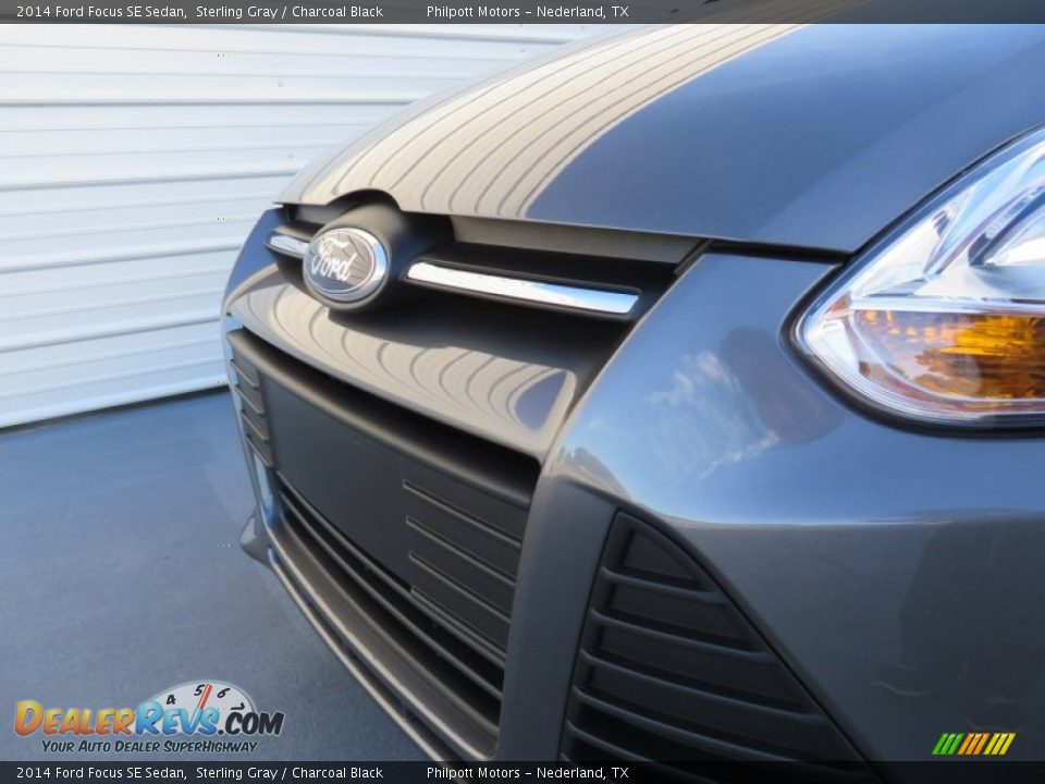 2014 Ford Focus SE Sedan Sterling Gray / Charcoal Black Photo #11