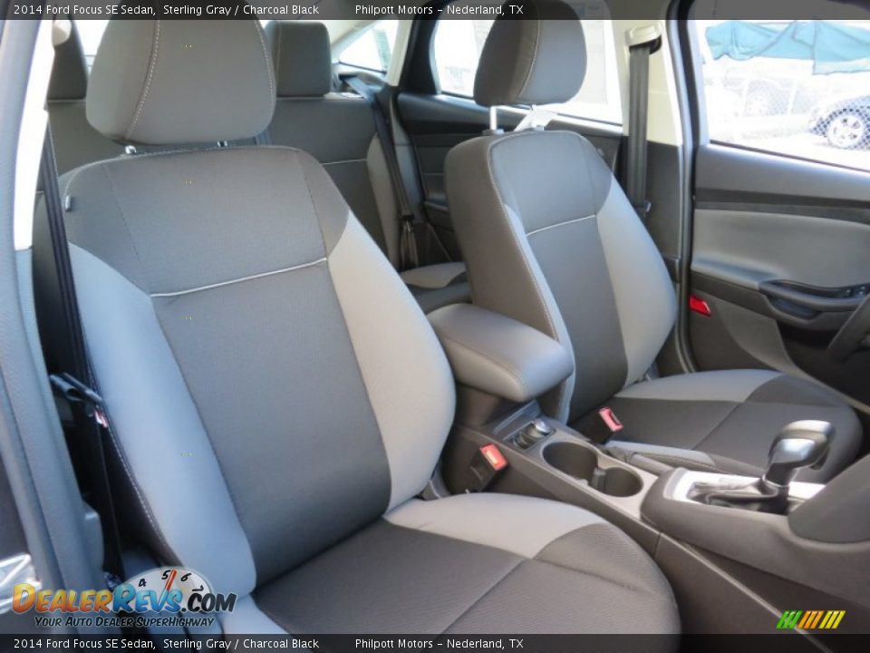 2014 Ford Focus SE Sedan Sterling Gray / Charcoal Black Photo #20