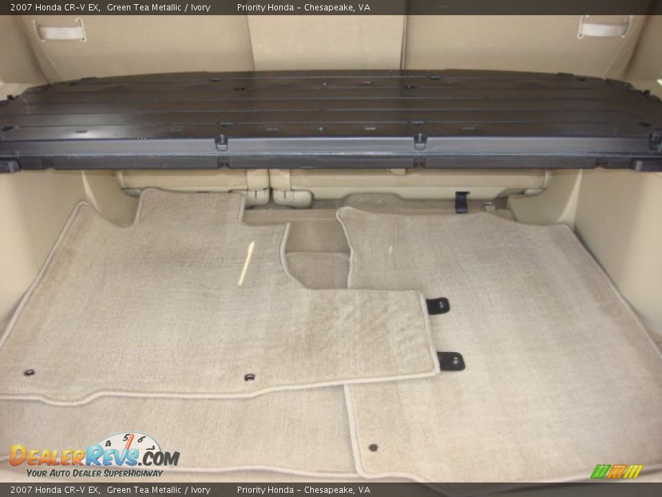 2007 Honda CR-V EX Green Tea Metallic / Ivory Photo #11
