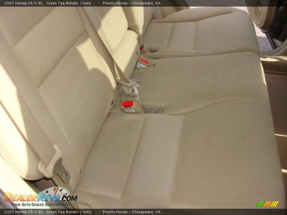 2007 Honda CR-V EX Green Tea Metallic / Ivory Photo #12