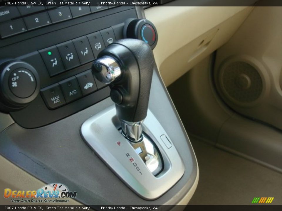 2007 Honda CR-V EX Green Tea Metallic / Ivory Photo #17