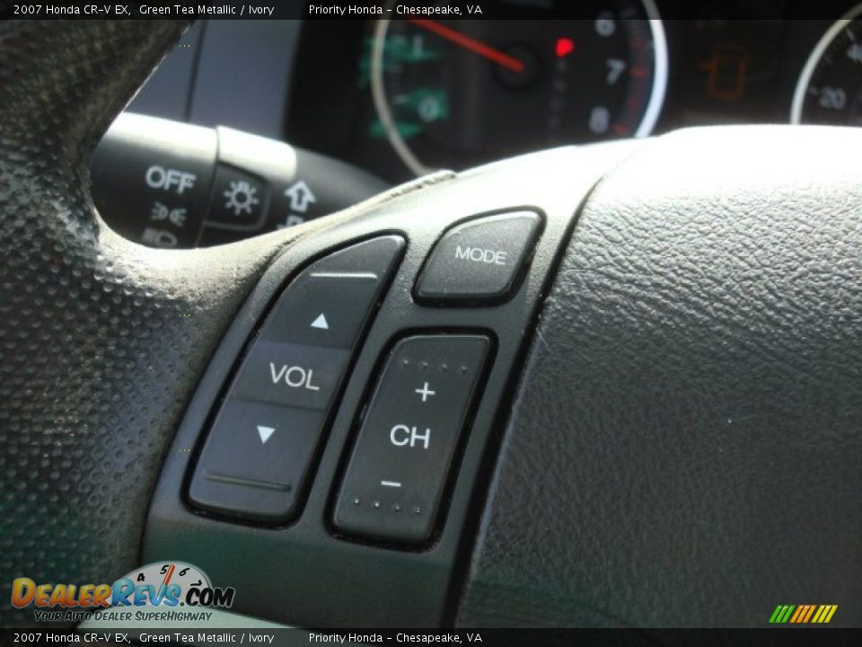2007 Honda CR-V EX Green Tea Metallic / Ivory Photo #20