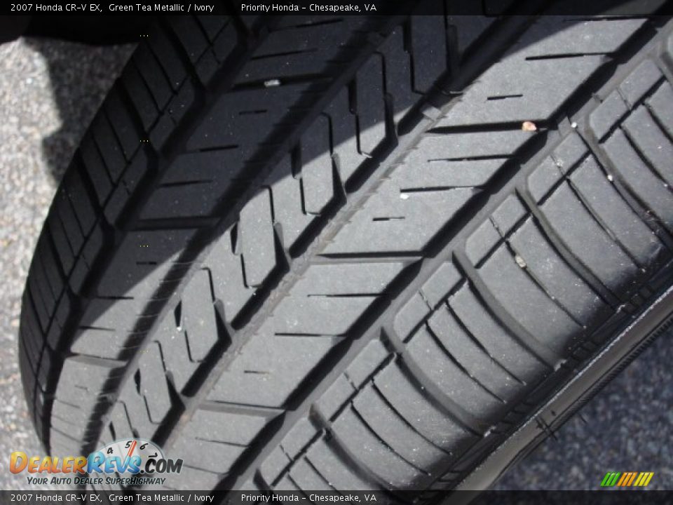 2007 Honda CR-V EX Green Tea Metallic / Ivory Photo #22