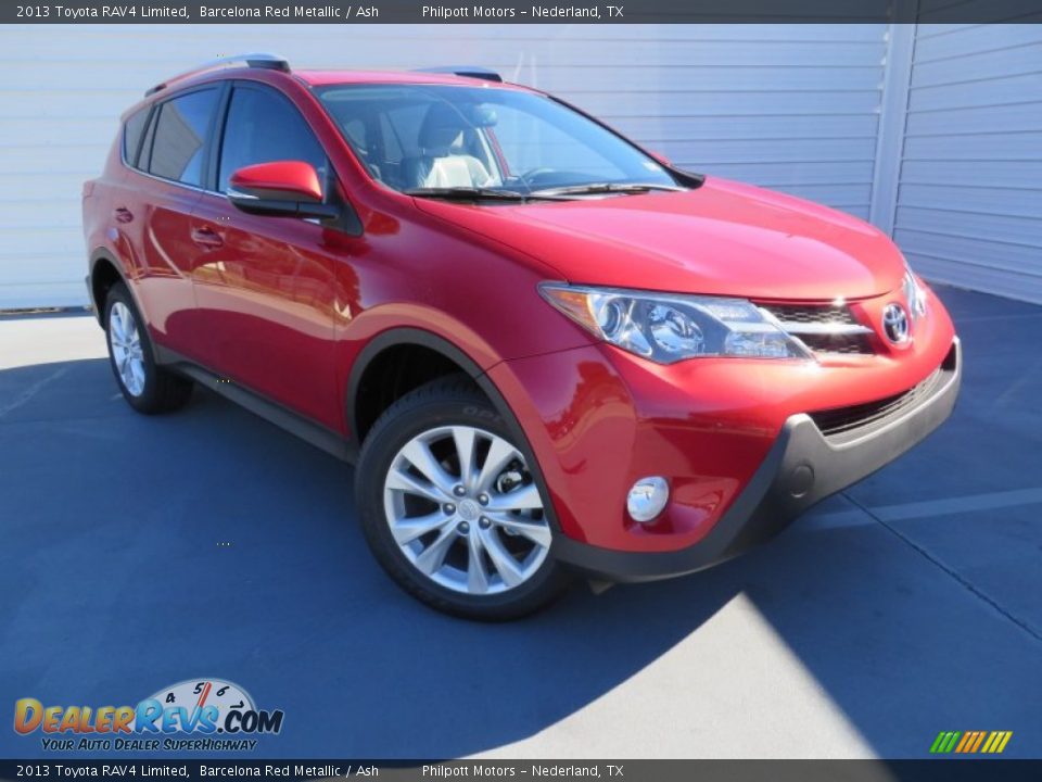 2013 Toyota RAV4 Limited Barcelona Red Metallic / Ash Photo #1