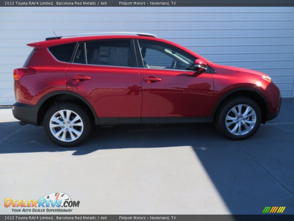 2013 Toyota RAV4 Limited Barcelona Red Metallic / Ash Photo #3