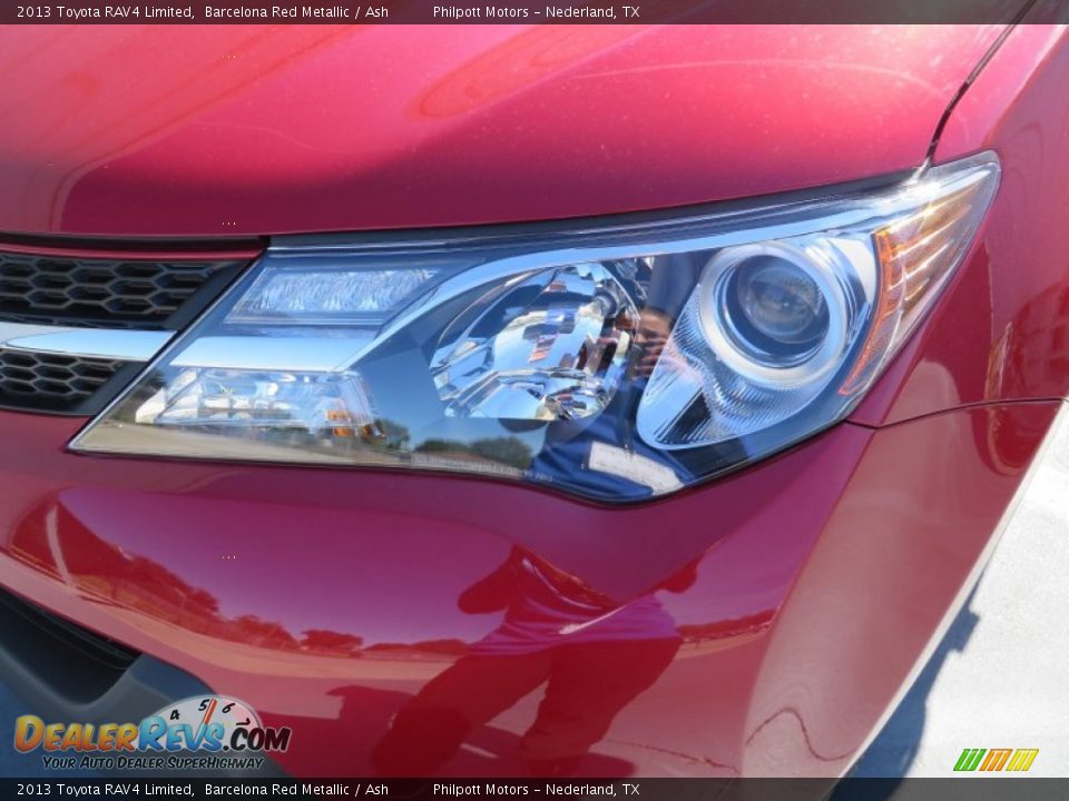 2013 Toyota RAV4 Limited Barcelona Red Metallic / Ash Photo #9