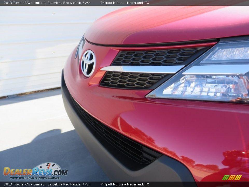 2013 Toyota RAV4 Limited Barcelona Red Metallic / Ash Photo #11