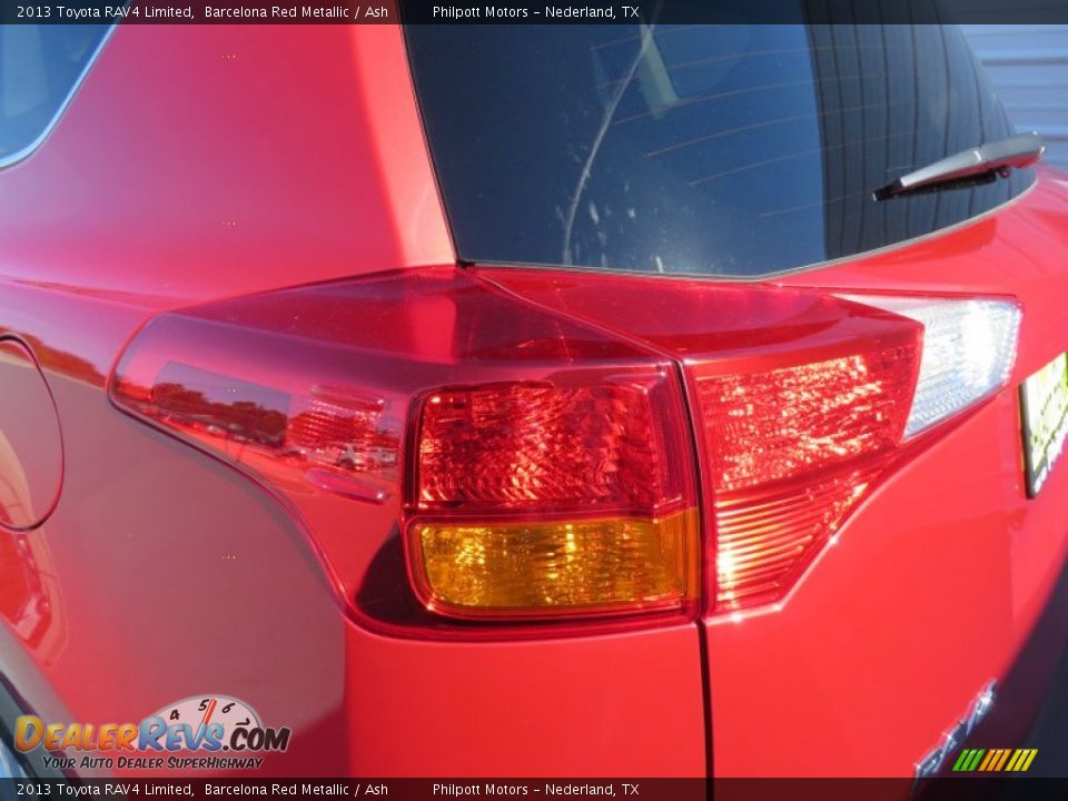 2013 Toyota RAV4 Limited Barcelona Red Metallic / Ash Photo #13
