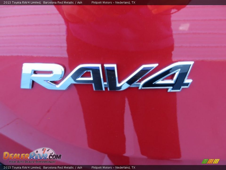 2013 Toyota RAV4 Limited Barcelona Red Metallic / Ash Photo #14