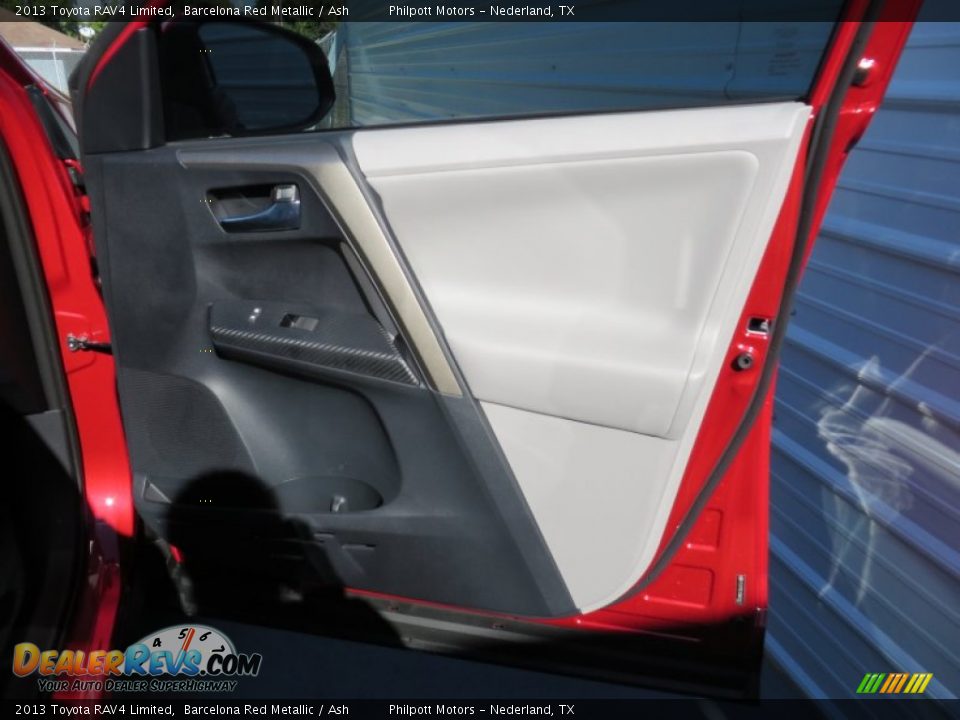 2013 Toyota RAV4 Limited Barcelona Red Metallic / Ash Photo #17