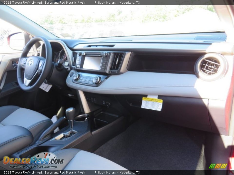 2013 Toyota RAV4 Limited Barcelona Red Metallic / Ash Photo #18