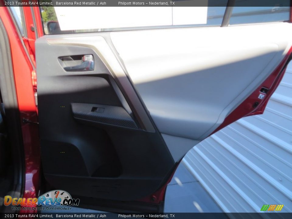 2013 Toyota RAV4 Limited Barcelona Red Metallic / Ash Photo #20