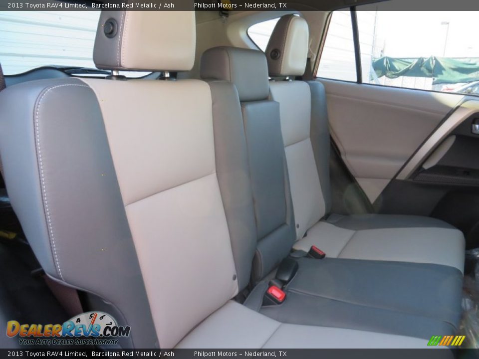 2013 Toyota RAV4 Limited Barcelona Red Metallic / Ash Photo #21