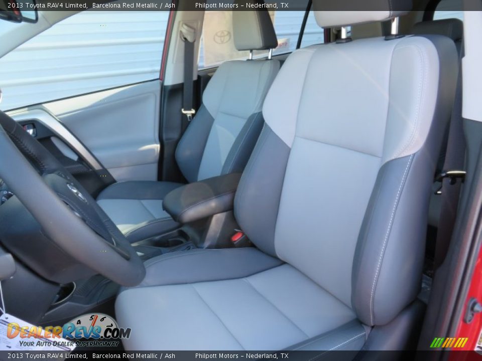 2013 Toyota RAV4 Limited Barcelona Red Metallic / Ash Photo #27