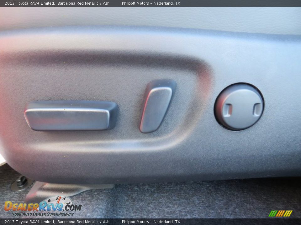 2013 Toyota RAV4 Limited Barcelona Red Metallic / Ash Photo #28