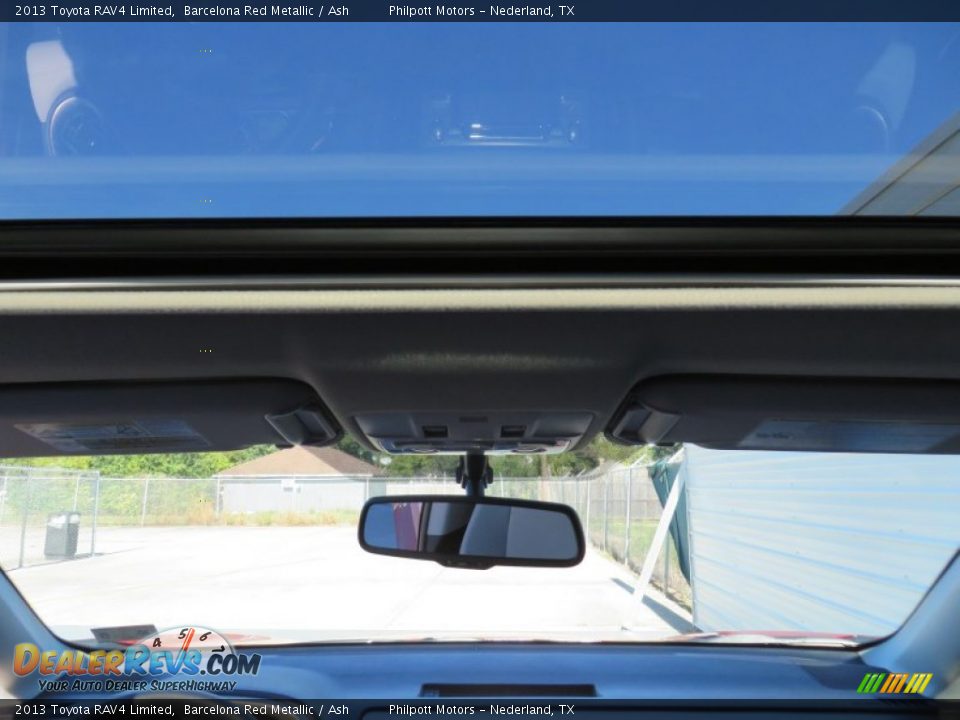 2013 Toyota RAV4 Limited Barcelona Red Metallic / Ash Photo #29